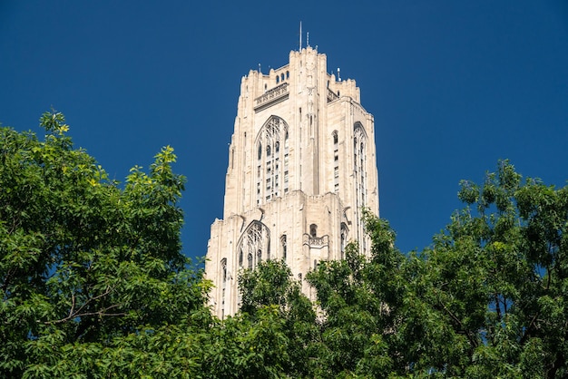 Edificio de la Catedral del Aprendizaje en la Universidad de Pittsburgh