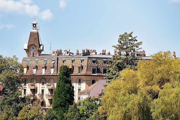 Edificio del centro de información turística en Lausana, Suiza