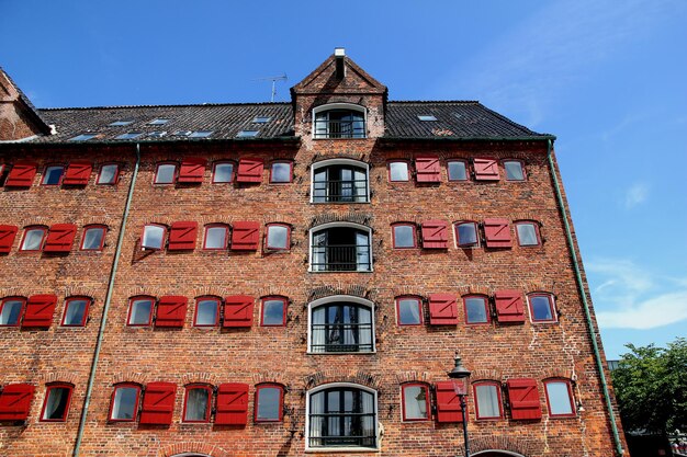 El edificio en la ciudad de Copenhague Dinamarca