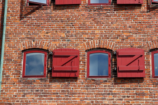 El edificio en la ciudad de Copenhague Dinamarca