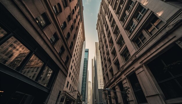 edificio en la ciudad edificios de la ciudad ciudad IA generativa