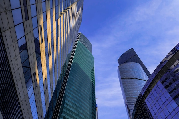 El edificio en la ciudad de Moscú