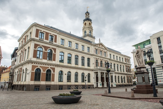 Edifício da Câmara Municipal de Riga, é o governo da cidade de Riga, Letônia