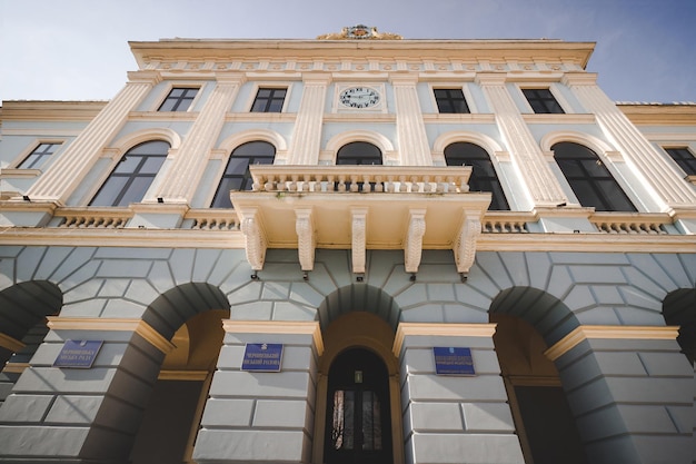 Edifício da Câmara Municipal em Chernivtsi Ucrânia Europa