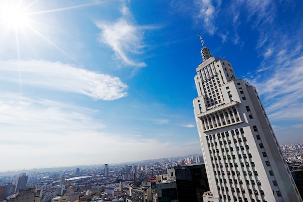 Foto edifício do banespa, um dos símbolos de são paulo