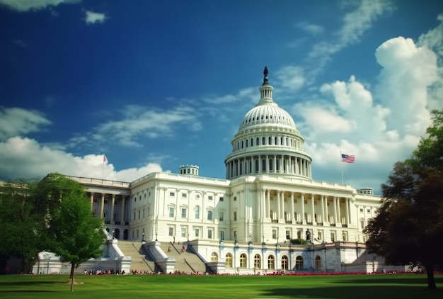 Edifício do Capitólio em Washington, EUA