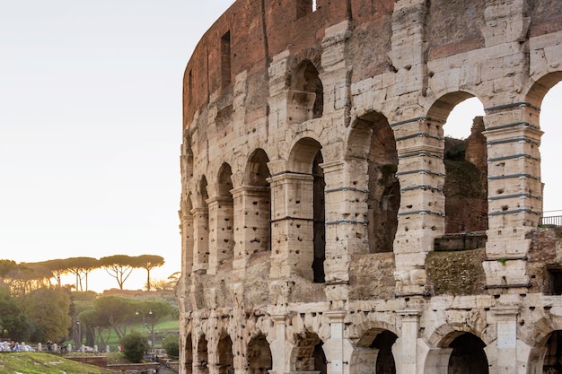 Edificio del estadio del Coliseo en Roma