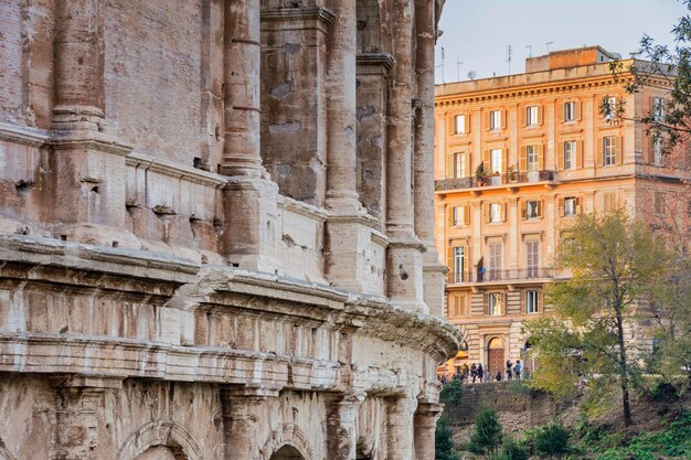 Edificio del estadio del Coliseo en Roma