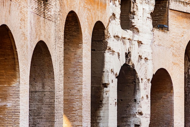 Edificio del estadio del Coliseo en Roma