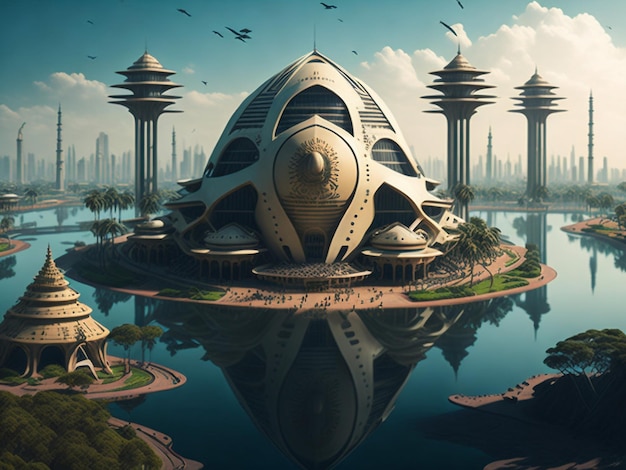 edificio de futuro