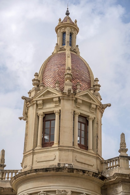 Edificio histórico del ayuntamiento de Valencia.