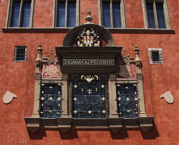 Edifício histórico praça da cidade de praga