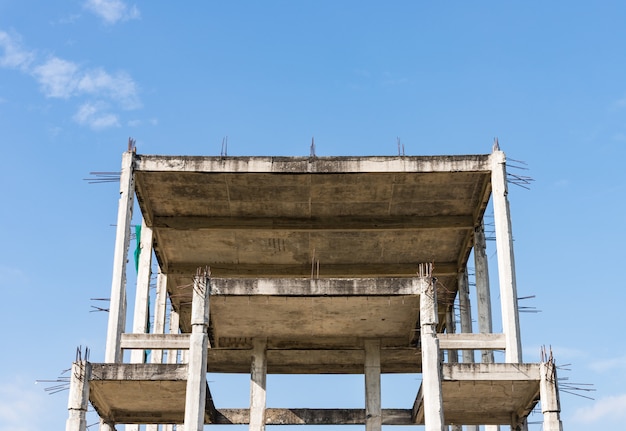 Foto edifício inacabado