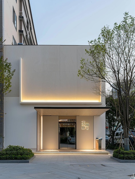 un edificio con un letrero que dice españa en él
