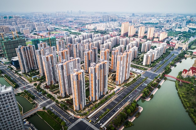 El edificio moderno del centro financiero de lujiazui