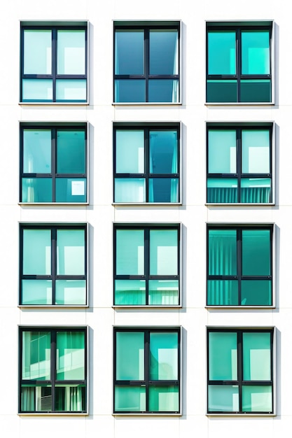 Edificio moderno con ventanas