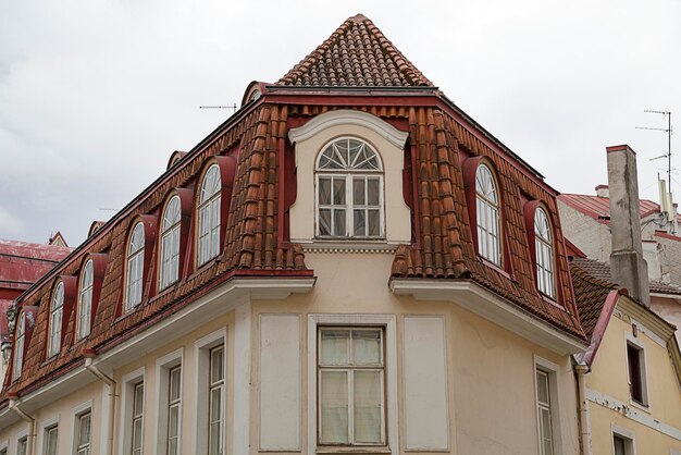 Edifício na Cidade Velha de Tallinn, Estónia