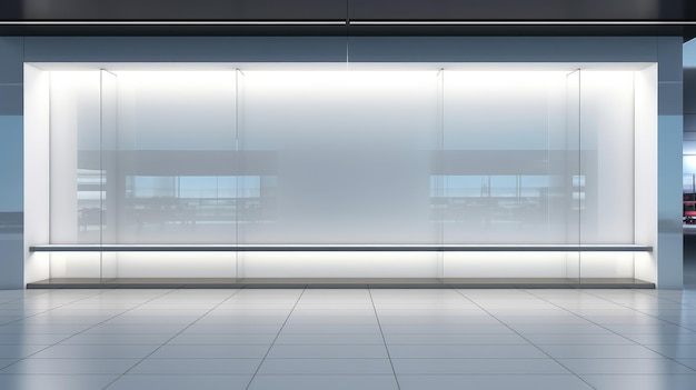 Foto edificio de negocios de vidrio grande moderno, limpio y brillante