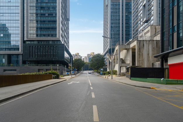 Edificio de oficinas de autopista y centro financiero en Chongqing, China