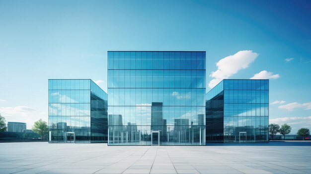 Foto edificio de oficinas de lugares de trabajo