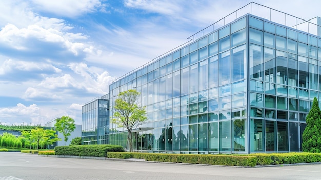 el edificio de oficinas se muestra en esta imagen sin fecha