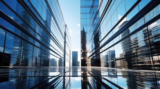 Edificio de oficinas reflectante