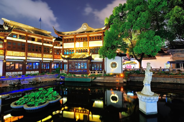 Foto edifício pagode de xangai