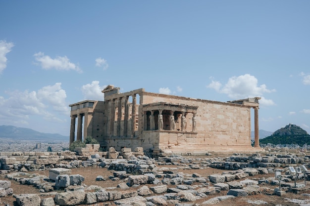 Foto un edificio con la palabra templo en él