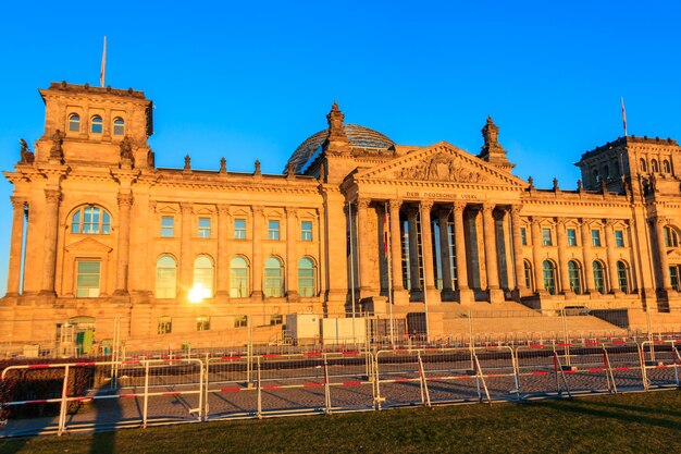 Foto edificio del reichstag en berlín, alemania