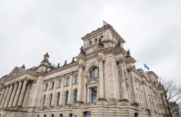 Edificio del Reichstag del parlamento alemán en Berlín Alemania