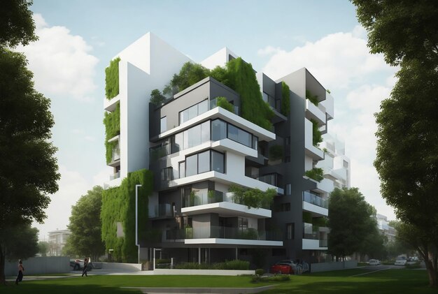 edificio residencial moderno