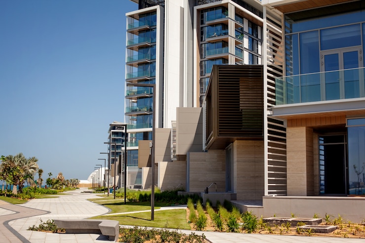 Edifício residencial na ilha das águas azuis em Dubai