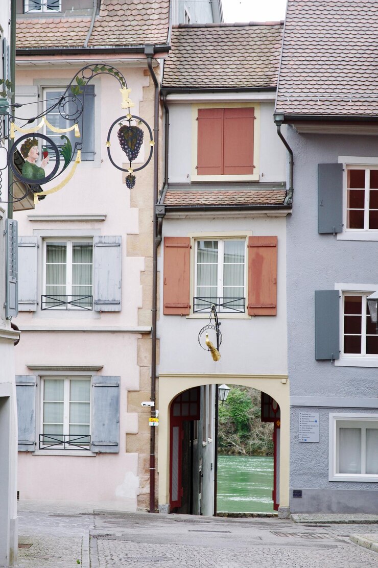 Foto edifício residencial por rua