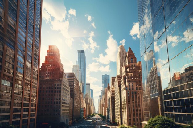 Foto edificios altos en la ciudad