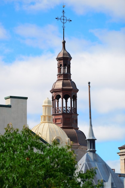 Edifícios antigos na cidade de Quebec