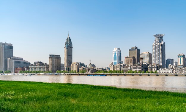 Edifícios antigos no Bund de Xangai