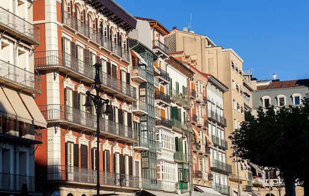 Edificios antiguos de Pamplona Navarra España