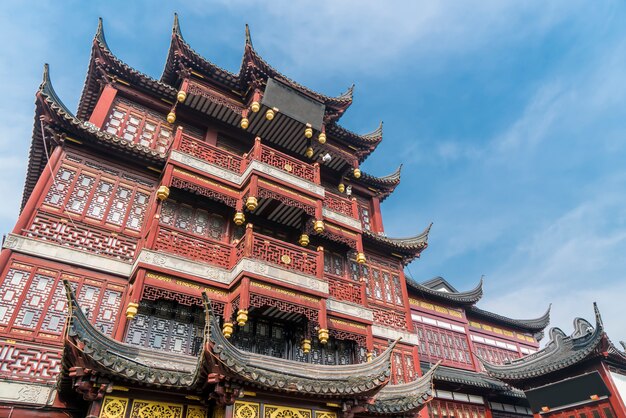 Edificios antiguos en Shanghai Yu Garden