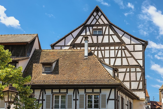 Edificios en las calles de Estrasburgo Francia