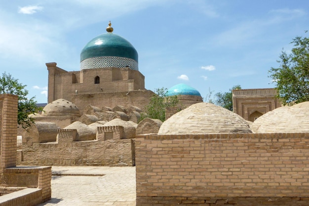 Edificios centenarios en la antigua ciudad de Khiva