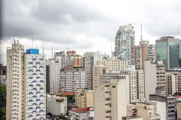 Edificios del centro de la ciudad de Sao Paulo