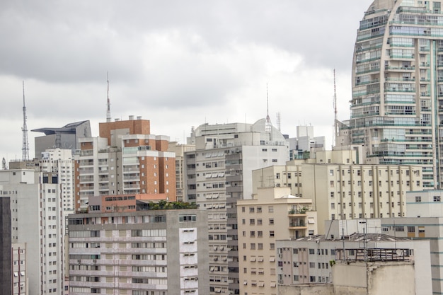 Edificios del centro de la ciudad de São Paulo.