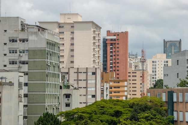 Edificios en el centro de Sao Paulo en Brasil