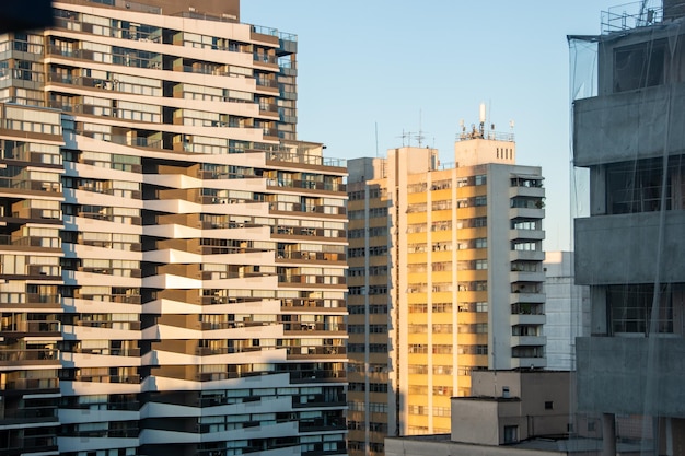 Edificios en el centro de Sao Paulo en Brasil