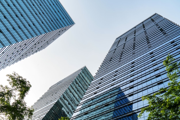 Foto edificios comerciales de la ciudad