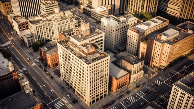 edificios de gran altura en la vista de la ciudad