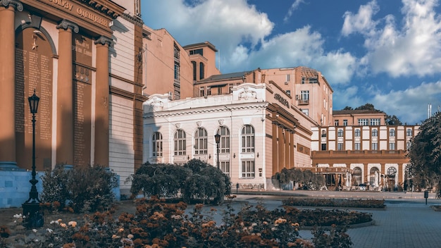 Edifícios históricos no centro de Odessa Ucrânia