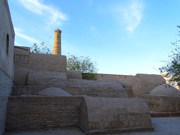 Edificios de ladrillo de la Edad Media en Khiva