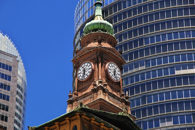 Edifícios modernos no centro de Sydney, Austrália