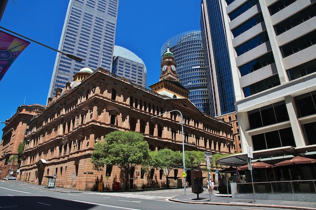 Edifícios modernos no centro de sydney, austrália